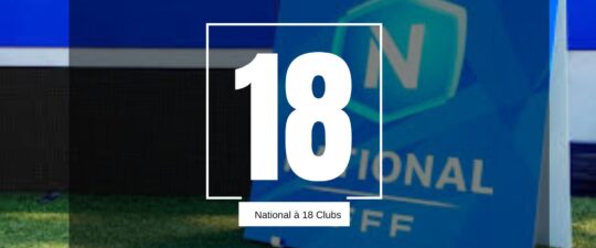 National à 18 clubs