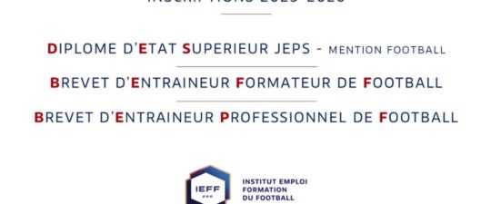 Inscriptions ouvertes aux formations DESJEPS, BEFF et BEPF 2025-2026